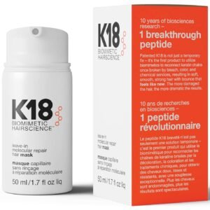 K18 Leave-In Molecular Repair Hair Mask.